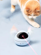 MPETS Infrared Laser Cat Toy with Feather Wand