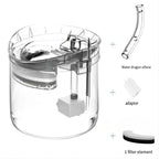 Transparent Smart Automatic Pet Water Dispenser with Filters