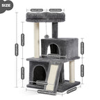 Multi-Level Cat Tree For Cats With Cozy Perches Stable Cat Climbing Frame Cat Scratch Board Toys Cat Furniture