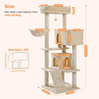 Multi-Level Cat Tree For Cats With Cozy Perches Stable Cat Climbing Frame Cat Scratch Board Toys Cat Furniture