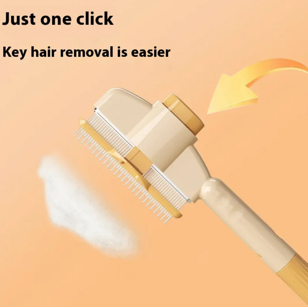 Self-Cleaning Pet Grooming Comb