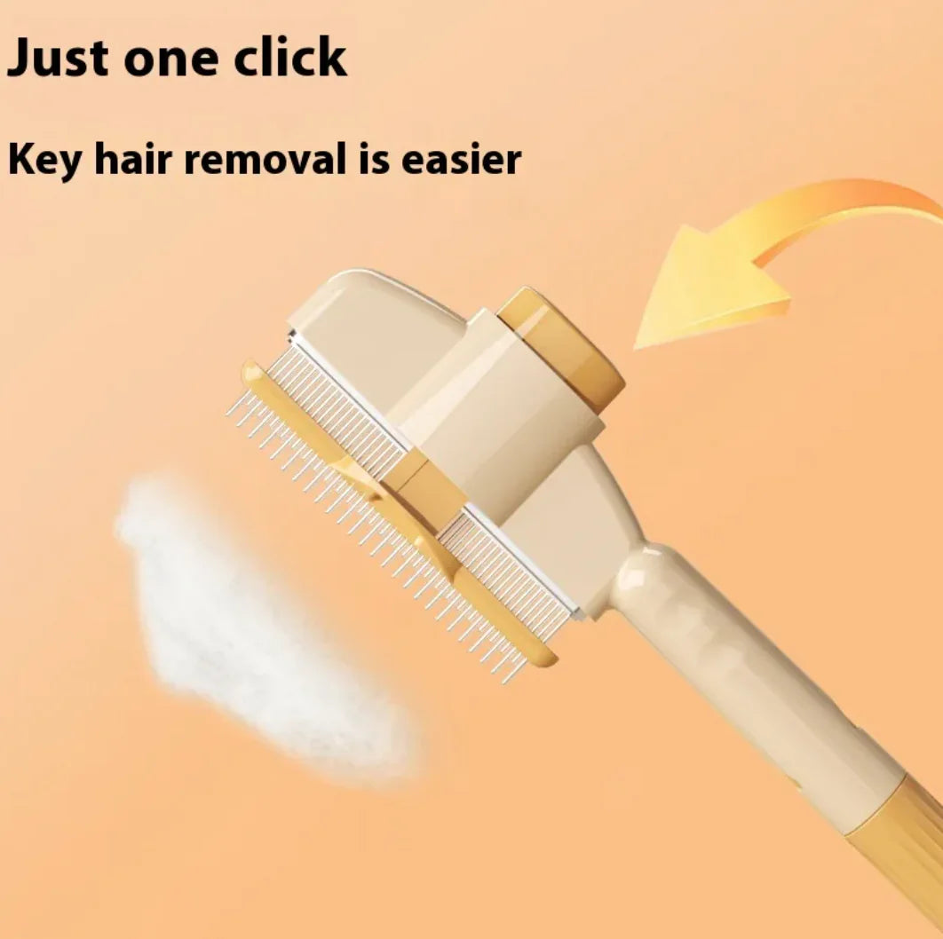 Self-Cleaning Pet Grooming Comb
